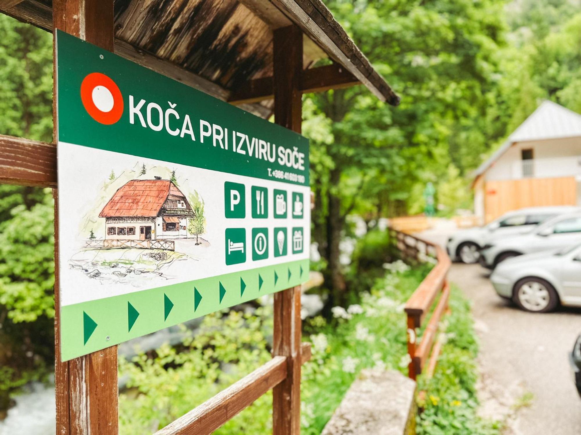 特伦塔Koca Ob Izviru Soce别墅 外观 照片